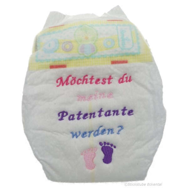 Windel Taufe Patentante